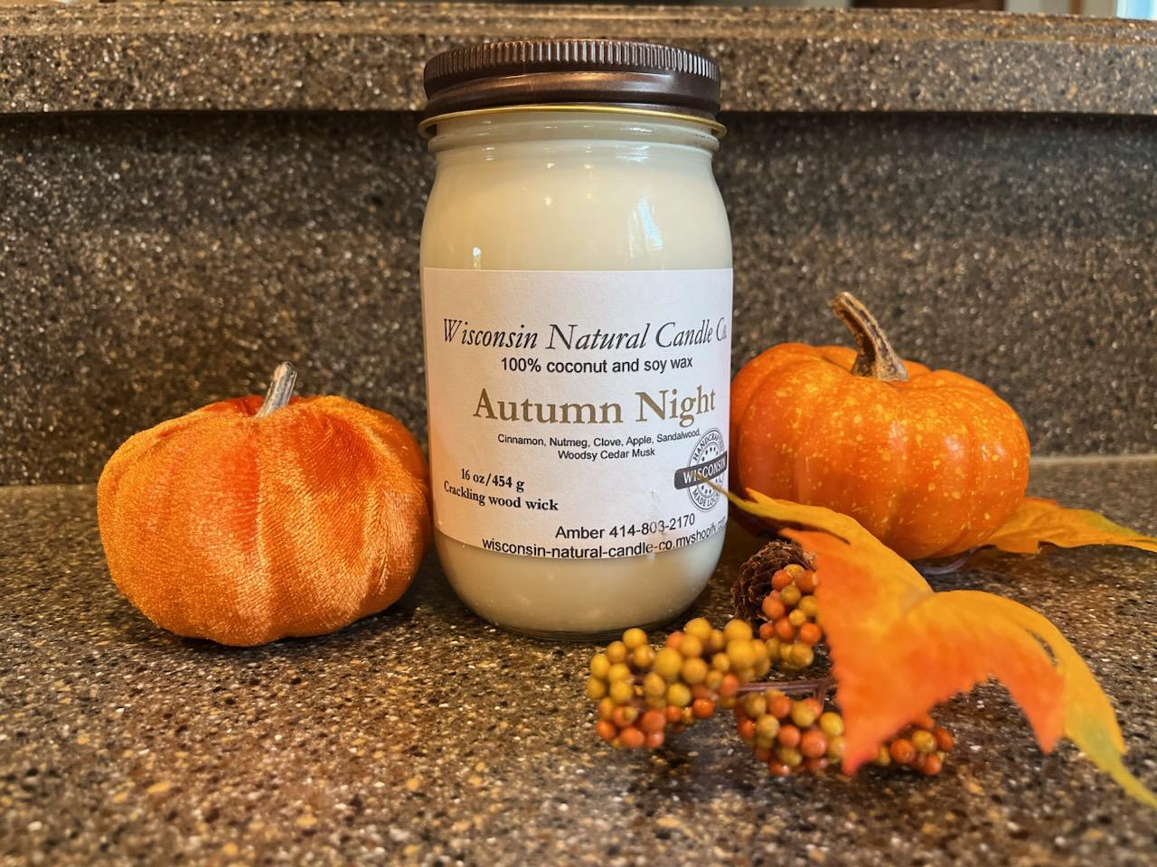 Autumn Night 16 oz jar
