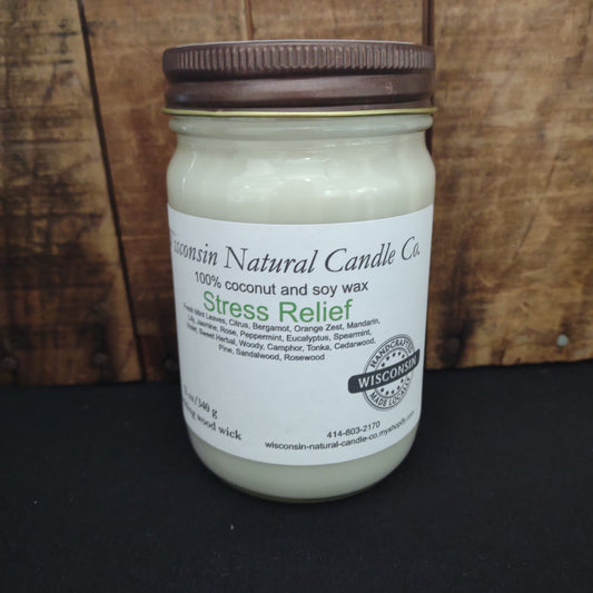 Stress relief 12 oz candle