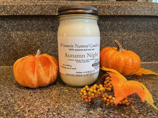 Autumn Night 16 oz jar