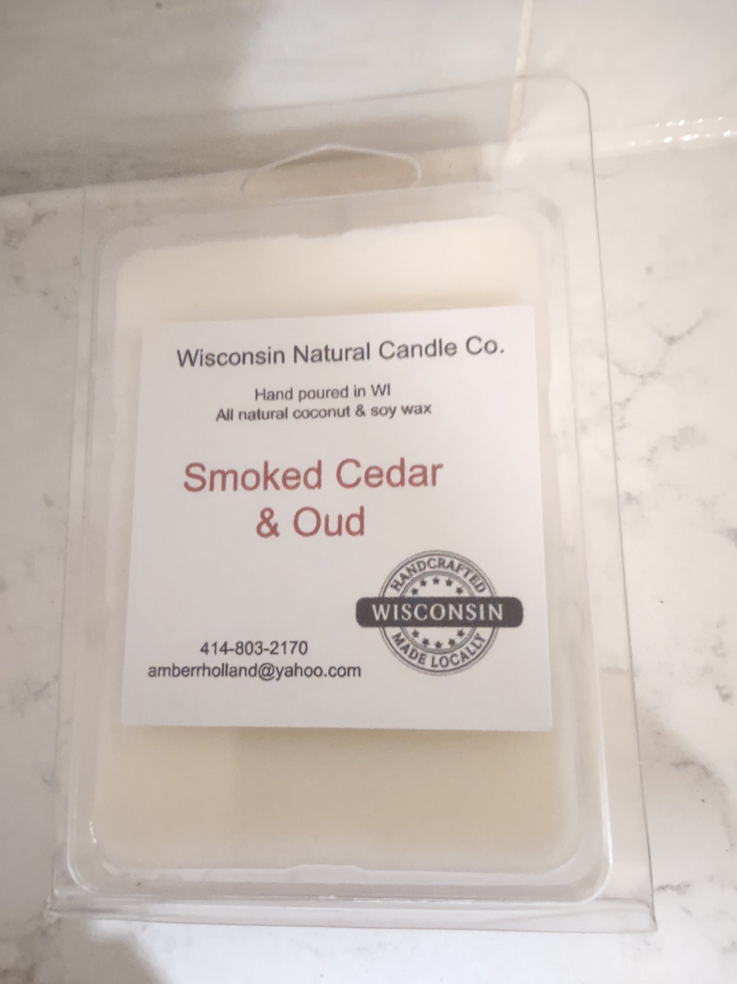 Smoked Cedar and Oud wax melts